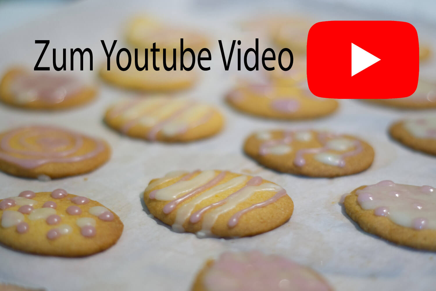 Osterkekse mit Kirschnektarglasur auf youtube