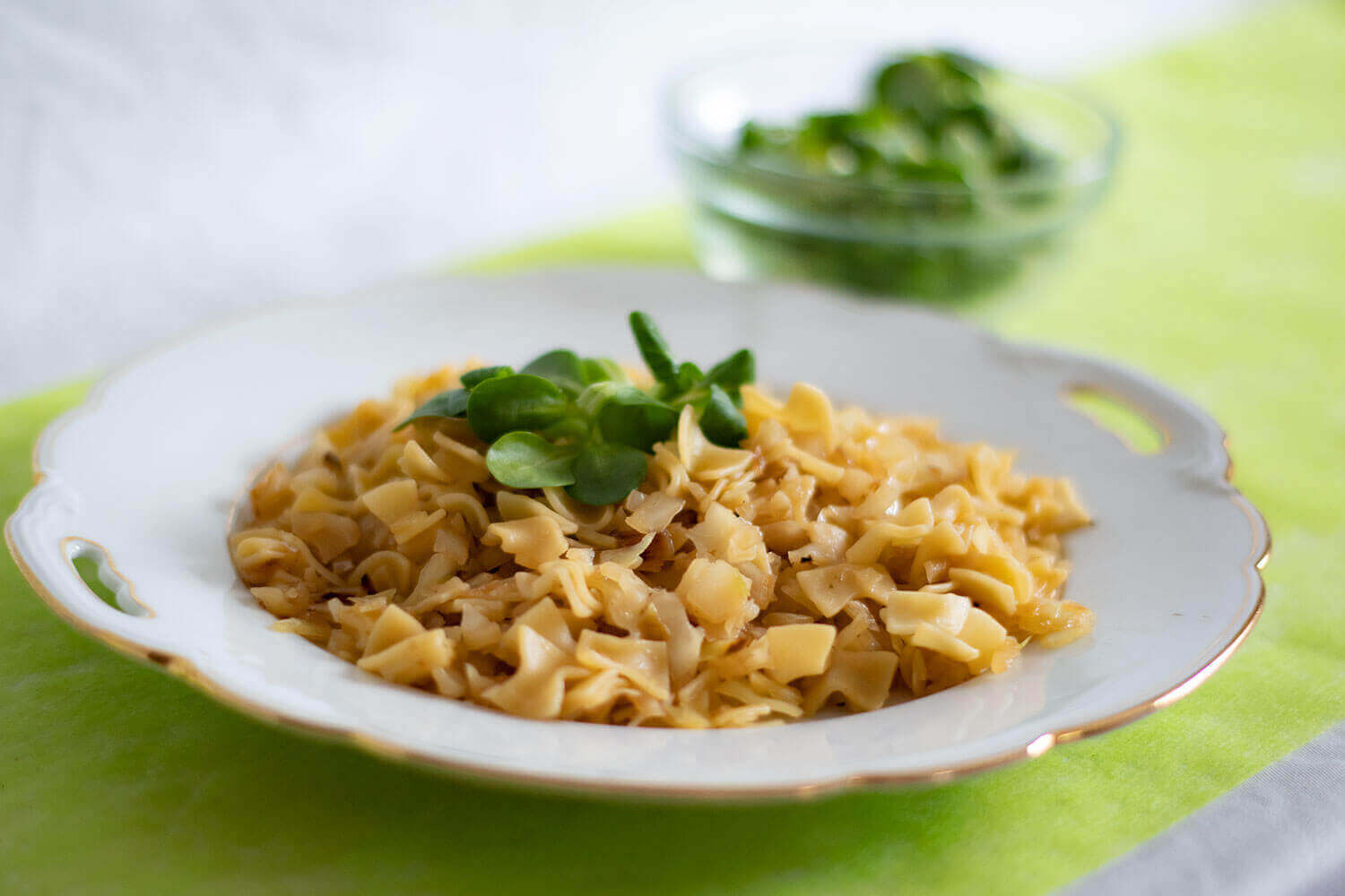 Ciderfleckerl - Krautfleckerl mit Apfelcider